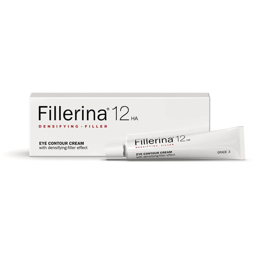 Crema contorno occhi effetto riempitivo Fillerina 12 HA Densificante GRADO 3, 15 ml, Labo