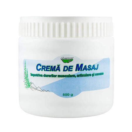 Crema da massaggio per dolori muscolari, articolari, ossei, 500 g, Abemar