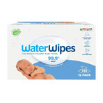 WaterWipes Bio, salviette umidificate, a base d'acqua, dalla nascita, 12 x 60 pezzi CONFEZIONE DIFETTOSA