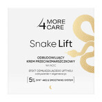 Más 4 Care Snake Lift, crema de noche regeneradora antiarrugas, 50 ml