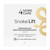 More 4 Care Snake Lift, crema notte antirughe riparatrice, 50 ml