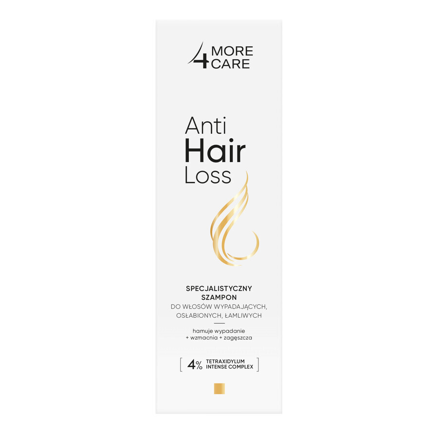 More 4 Care Anti Hair Loss, shampoo specializzato per capelli cadenti, indeboliti e fragili, 200 ml