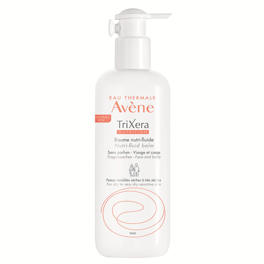 Avene TriXera Nutrition - Balsamo Nutri-Fluido Pelli Secche, 400ml