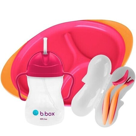 B.Box, BLW feeding set, Strawberry Shake, from 6 months