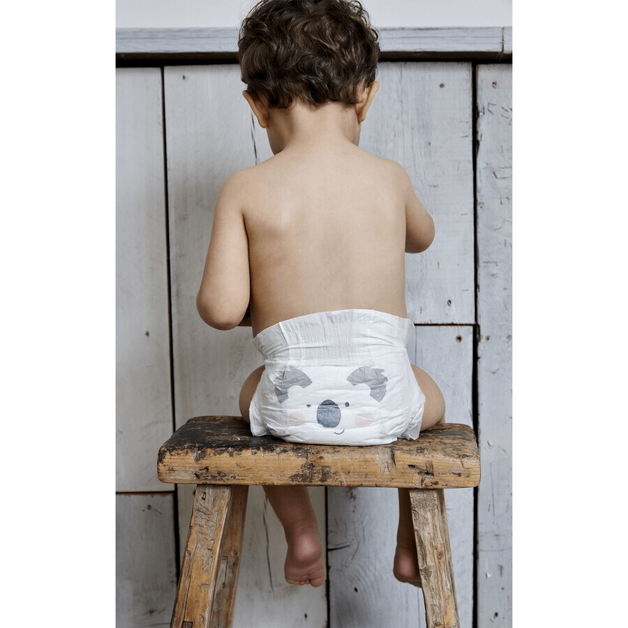 Kit&amp;Kin, wegwerpluiers, biologisch afbreekbaar, maat 5 Junior, 11 kg+, 28 stuks