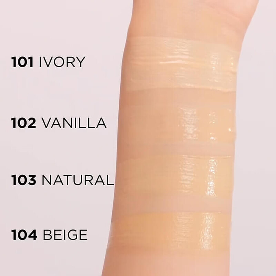 Eveline Cosmetics Liquid Camuflage, waterproof concealer met hyaluronzuur, Nr. 02, Lichte vanille, 7 ml