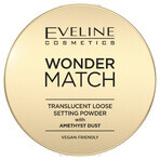 Eveline Cosmetics Wonder Match, setting powder with amethyst dust, 6 g