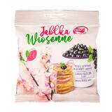 Mele croccanti di primavera naturali, chips di mele di primavera essiccate con succo di ribes nero e vitamine C ed E, 18 g