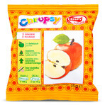 Crispy Natural Chrupsy, chips de manzana deshidratados con sabor a mango, 18 g