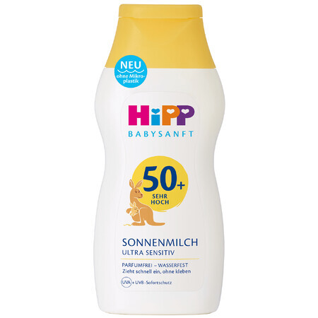 HiPP Babysanft lozione solare protettiva, SPF 50+, 200 ml