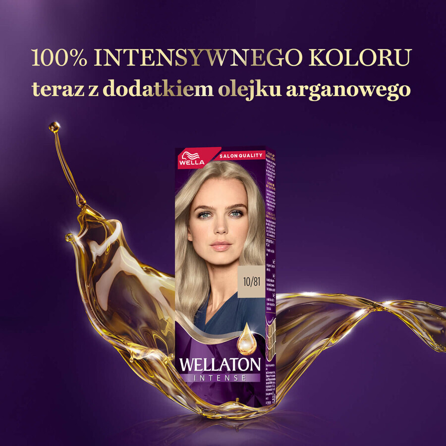 Wellaton, intensive coloring cream, 9/0 badzo light blond, 110 ml