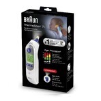 Braun ThermoScan 7+ IRT6525, termometro auricolare con precisione Age e modalità notturna