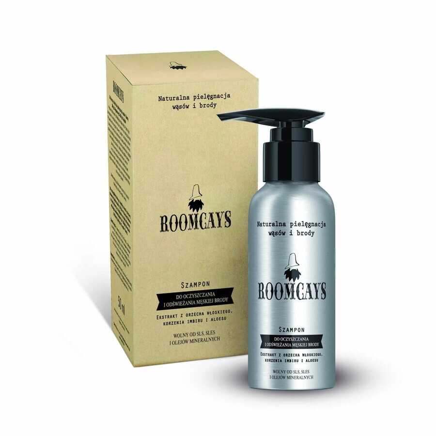 Roomcays, Shampoo für Bart und Schnurrbart, 120 ml