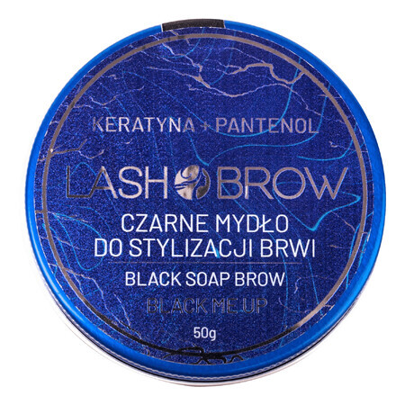 Lash Brow, black soap for styling eyebrows, keratin + panthenol, 50 g