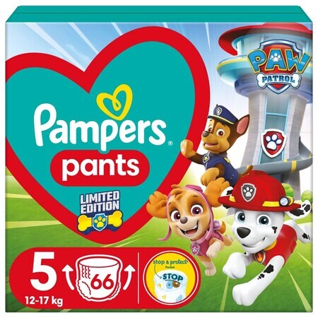 Pampers Pants, Windeln, Psi Patrol, Größe 5, 12-17 kg, 66 Stück