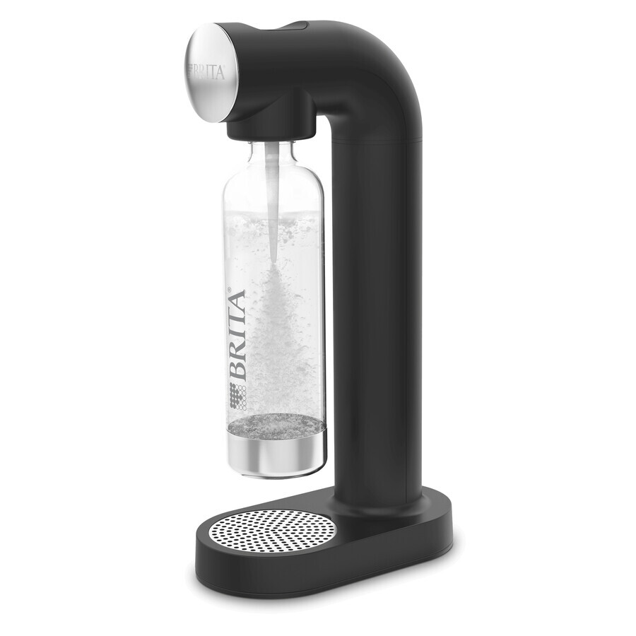 Brita SodaOne Carbonated Water Saturator, Black