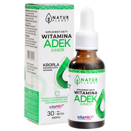 Natur Planet Vitamina ADEK Junior, gocce, 30 ml