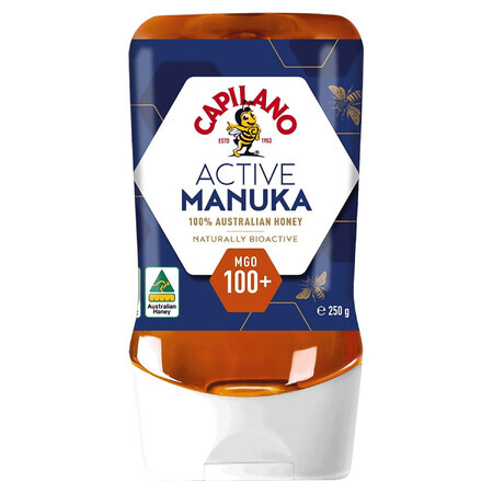 Capilano Active Manuka, Miele di Manuka MGO 100+, 250 g