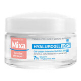 Hyaluronic acid 24h intense moisturizing cream for normal-dry skin Hyalurogel Light, 50 ml, Mixa