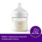 Avent Natural Response, biberon con tettarella reattiva, flusso 2, SCY900/01, dalla nascita, 125 ml 