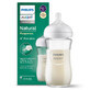 Avent Natural Response, biberon in vetro con tettarella reattiva, flusso 3, SCY933/01, dopo 1 mese, 240 ml 