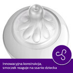 Avent Natural Response, biberon con tettarella reattiva, giraffe, flusso 3, SCY903/66, dopo 1 mese, 260 ml 