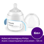 Avent Natural Response, oefenbeker met responsieve speen, SCF263/61, na 6 maanden, 125 ml