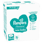 Pampers Harmonie New Baby, salviette umidificate, 24 x 46 pz.