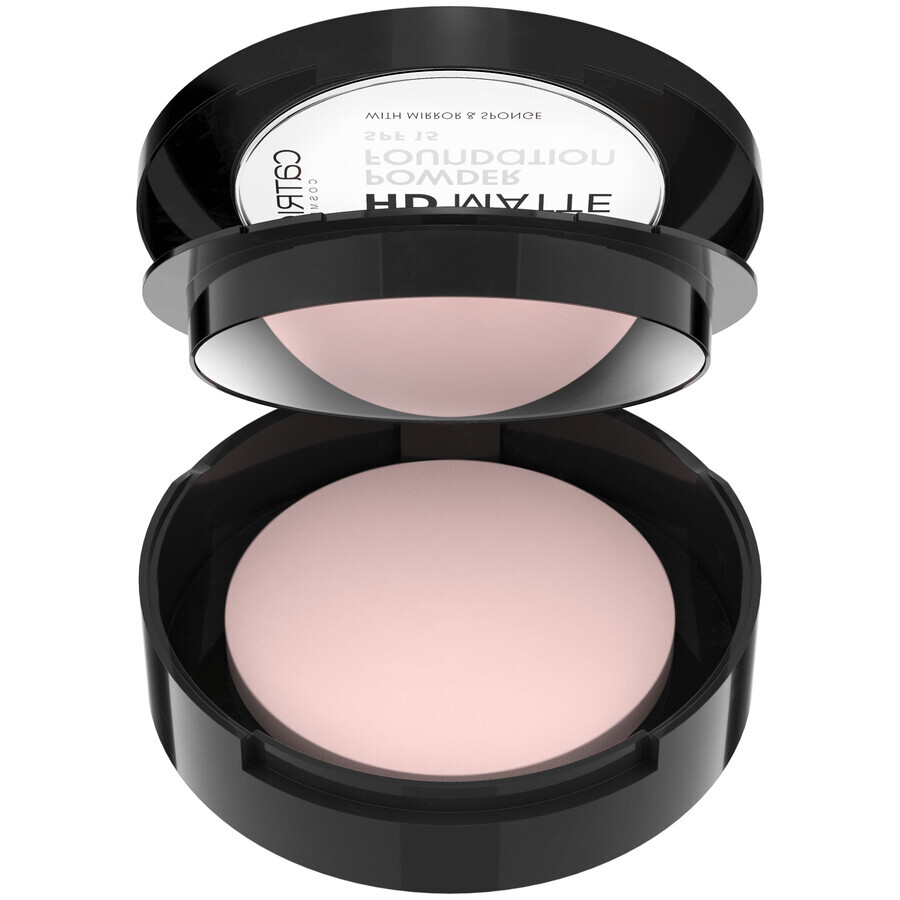 Catrice 18H HD Matte Powder Foundation, fond de ten pudră matifiant, nr. 020N, SPF 15, 8 g