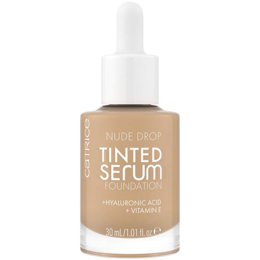 Catrice Nude Drop Tinted Serum Foundation, fondotinta-siero idratante, 030C, 30ml