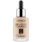 Catrice HD Liquid Coverage Foundation 24H, fondotinta liquido, 010 Light Beige, 30 ml