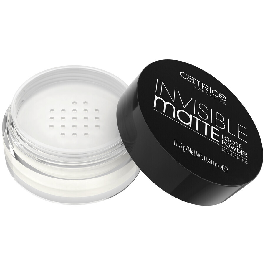 Catrice Invisible Matte, polvos sueltos matificantes, transparente, 11,5 g