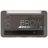 Catrice Brow Powder Set Waterproof, set per sopracciglia, n. 20 Ash Brown, 4 g