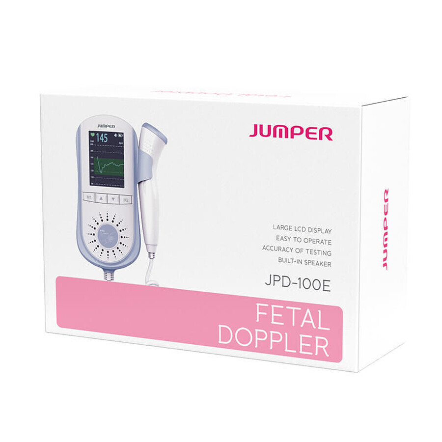 Doppler fetale Jumper JPD-100E grande display lcd - modello professionale