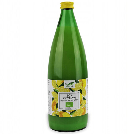 Bio Planet, 100% succo di limone NFC, bio, 1 l