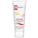 Set Emolium Suncare, crema protettiva minerale per bambini dal primo giorno di vita e adulti, SPF 50+, 2 x 50 ml + pallone da spiaggia in omaggio