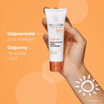 Iwostin Solecrin Set, feuchtigkeitsspendende Schutzcreme, empfindliche, normale und trockene Haut, SPF 50+, 2 x 50 ml + Strandball gratis