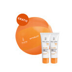 Iwostin Solecrin set, crème protectrice hydratante pour les enfants de plus de 6 mois, SPF 30, 2 x 50 ml + ballon de plage gratuit