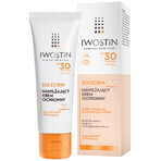 Iwostin Solecrin set, crème protectrice hydratante pour les enfants de plus de 6 mois, SPF 30, 2 x 50 ml + ballon de plage gratuit