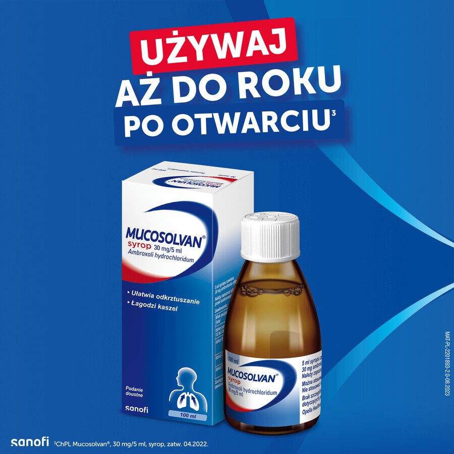 Mucosolvan 30 mg/5 ml, sciroppo, 100 ml