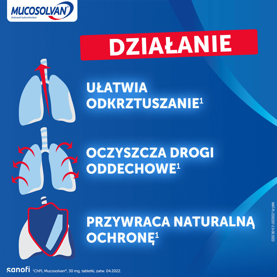 Mucosolvan 30 mg, 20 tablets