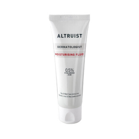 Fluido idratante Altruist, emulsione idratante con acido ialuronico, 50 ml