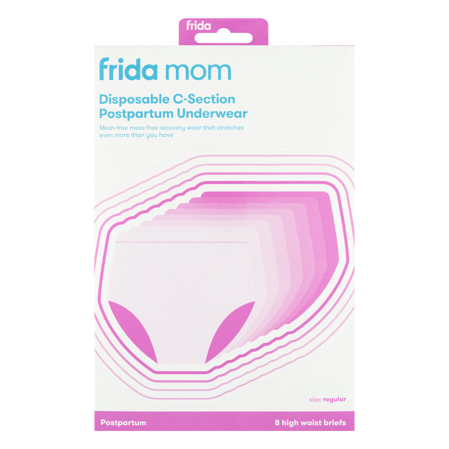 Frida Mom, biancheria intima post-partum monouso, mutandine, post cesareo, 8 pezzi