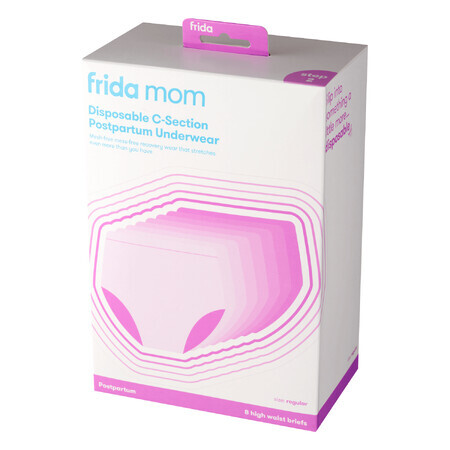 Frida Mom, biancheria intima post-partum monouso, mutandine, post cesareo, 8 pezzi