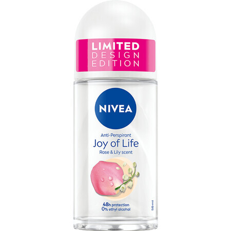 Nivea Joy of Life, antitraspirante roll-on, 50 ml