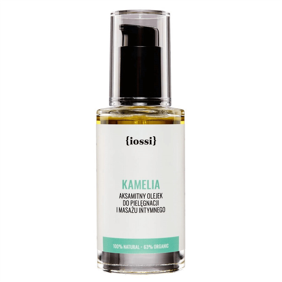 Iossi Camellia, olio vellutato per trattamenti intimi e massaggi, 50 ml