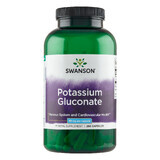 Swanson Gluconato di potassio, gluconato di potassio, 250 capsule