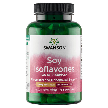 Swanson Isoflavoni di soia, isoflavoni di soia, 120 capsule