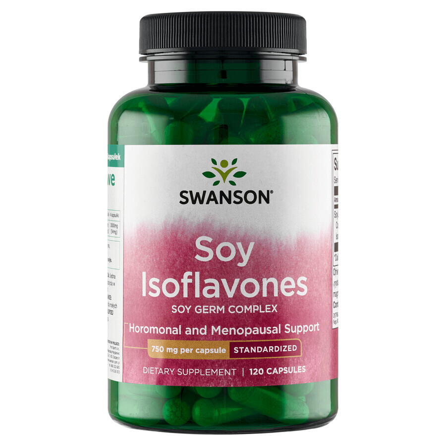 Swanson Isoflavoni di soia, isoflavoni di soia, 120 capsule