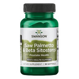 Swanson Saw Palmetto e Beta-Sitosterolo, 30 capsule in gel